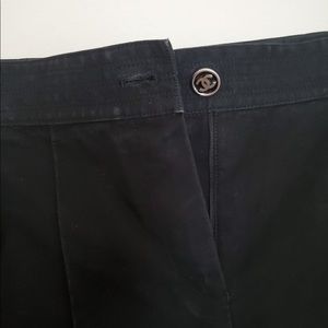 Chanel black pants 95/5 Coton/Elasthame